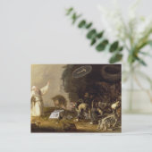 Carte Postale La tentation de St. Anthony (panneau) (Debout devant)