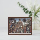 Carte Postale La Tentation du Christ par Botticelli Sandro (Debout devant)