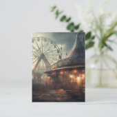 Carte Postale La tente carnavalesque dystopique abandonnée (Debout devant)