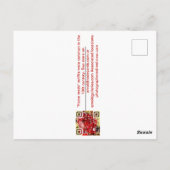 Carte Postale La tenue maison ! (Dos)