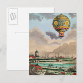 Carte Postale La Terrasse de Monsieur Franklin à Passy (Devant / Derrière)