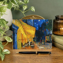 La terrasse du café de Van Gogh la nuit