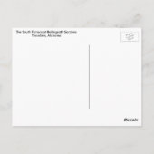 Carte Postale La Terrasse Sud à Bellingrath (Dos)