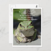 Carte Postale La Terre (Devant / Derrière)