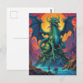 Carte Postale La Terre est le Dragon (Devant / Derrière)