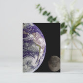Carte Postale La Terre et la Lune (Debout devant)