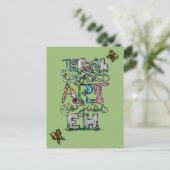 Carte Postale La Terre sans art est juste EH (Debout devant)