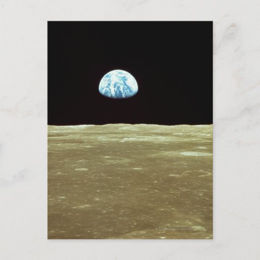 Carte Postale La Terre se lève sur la Lune (Devant)