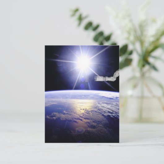 Carte Postale La Terre vue de la Station spatiale (Debout devant)