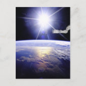 Carte Postale La Terre vue de la Station spatiale (Devant)