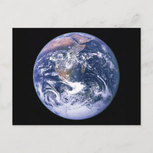 Carte Postale La Terre vue depuis Apollo 17 alias Le Marbre Bleu