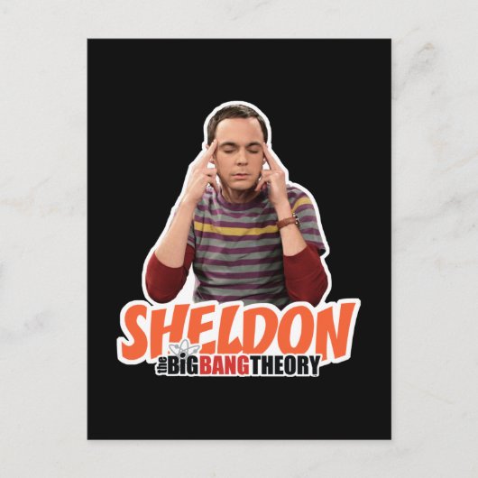 Carte Postale La théorie du Big Bang | Sheldon (Devant)