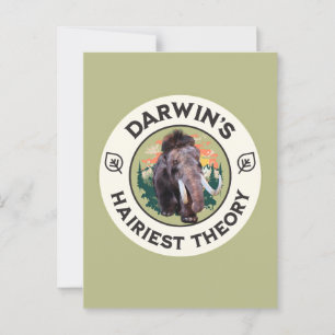 Carte Postale La théorie la plus haïrienne de Darwin Mammoth lai