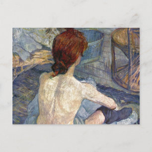 Carte Postale La Toilette Rousse - Peinture Toulouse-Lautrec
