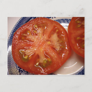 Carte Postale La tomate à tranches parfaites