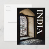 Carte Postale La tombe de Humayun à New Delhi (Devant / Derrière)