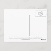 Carte Postale La tombe de John Brown (Dos)