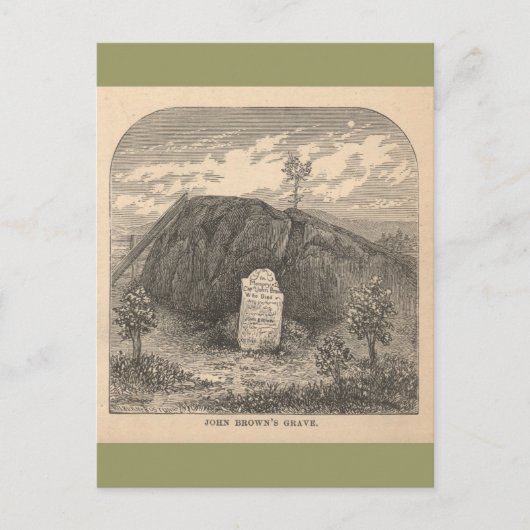 Carte Postale La tombe de John Brown (Devant)