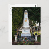Carte Postale La tombe de Ludwig Van Beethoven (Devant / Derrière)