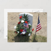 Carte Postale La tombe du soldat (Devant / Derrière)