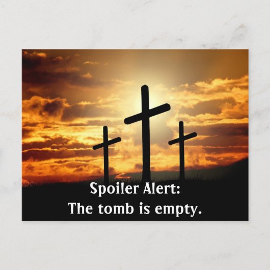 Carte Postale La tombe est vide (Devant)