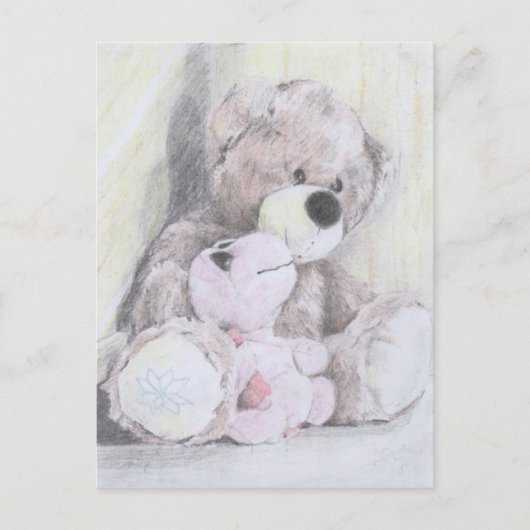 Carte Postale La tortue amie de Teddy (Devant)