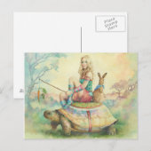 Carte Postale "La Tortue Et Le Lièvre" De Scot Howden (Devant / Derrière)