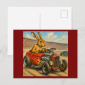 Carte Postale La Tortue Et Le Lièvre Sont De Retour (Devant / Derrière)