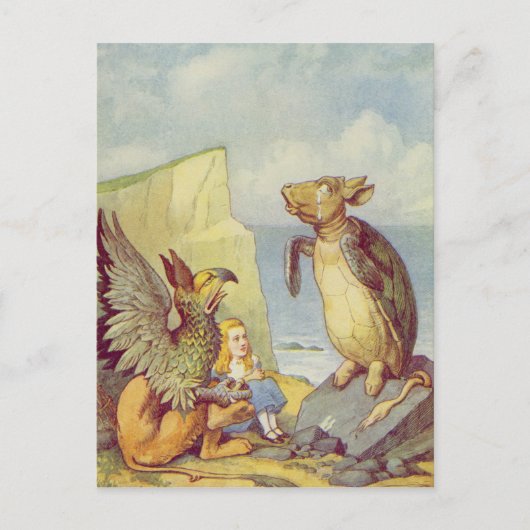 Carte Postale La Tortue Fausse et le Griffin (Devant)