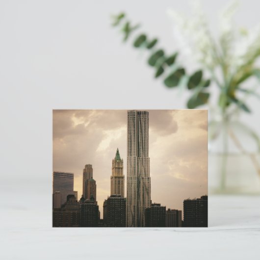 Carte Postale La tour Beekman et l'édifice Woolworth (Debout devant)