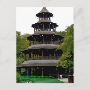 Carte Postale La tour chinoise en Englischer Garten