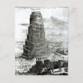 Carte Postale La Tour de Babel, 1679 (Devant)