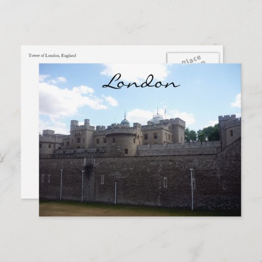 Carte Postale la tour de londres (Devant / Derrière)