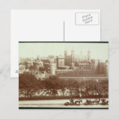 Carte Postale La Tour de Londres (photo sépia) (Devant / Derrière)