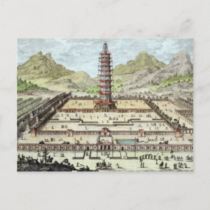Carte Postale La tour de porcelaine de Nanking, plaque 12 de 'En
