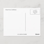 Carte Postale la tour de séoul (Dos)