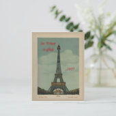 Carte postale La Tour Eiffel (Debout devant)