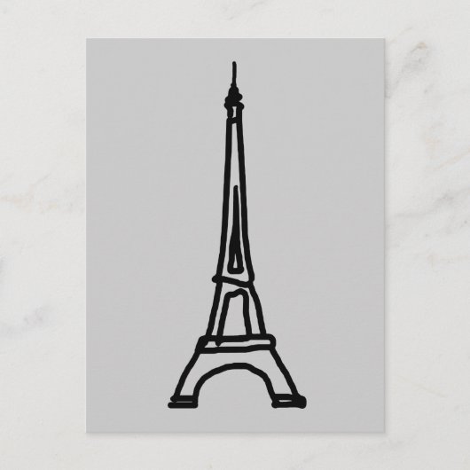 Carte Postale La Tour Eiffel (Devant)