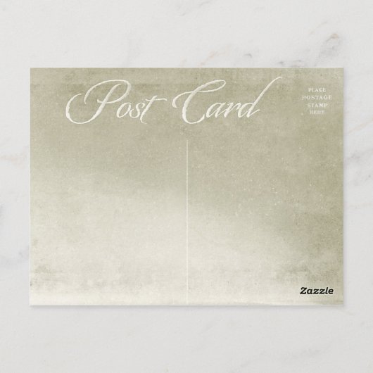 Carte Postale la tour eiffel (Dos)