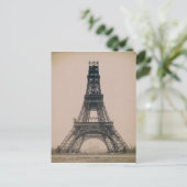 Carte Postale La Tour Eiffel : État de la construction 1888 (Debout devant)