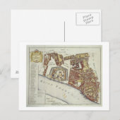 Carte Postale La Tour et Sainte Catherine, pour 'Stow's Survey (Devant / Derrière)