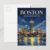 Carte Postale La Tour Prudential USA (Devant / Derrière)