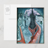 Carte Postale La Tour Rouge à Halle, 1915 (Devant / Derrière)