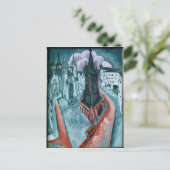 Carte Postale La Tour Rouge à Halle, 1915 (Debout devant)