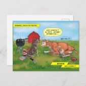 Carte Postale La trahison du barbecue ! - (Devant / Derrière)