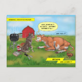 Carte Postale La trahison du barbecue ! - (Devant)