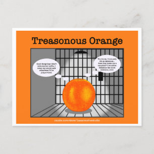 Carte Postale La trahison Orange... rétrospective en cours de fa