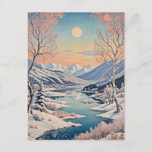 Carte Postale La tranquillité d'hiver