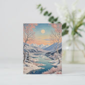 Carte Postale La tranquillité d'hiver (Debout devant)