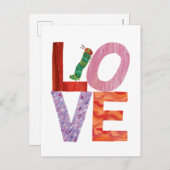 Carte Postale La Très Grosse Chenille | AMOUR (Devant / Derrière)